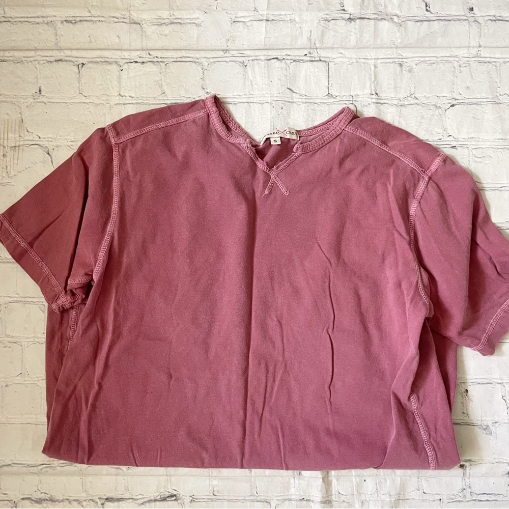 Vineyard Crew Pink/Purple Casual Short Sleeve Tshirt
